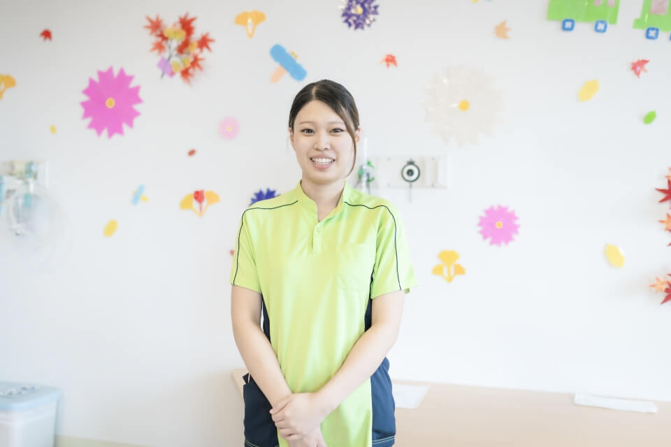 働く様子の写真