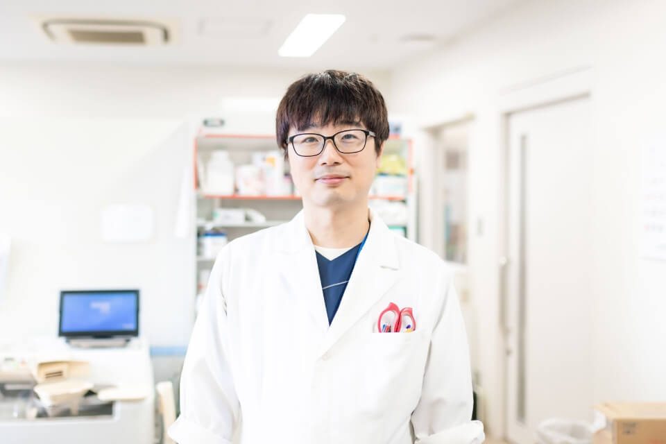 働く様子の写真