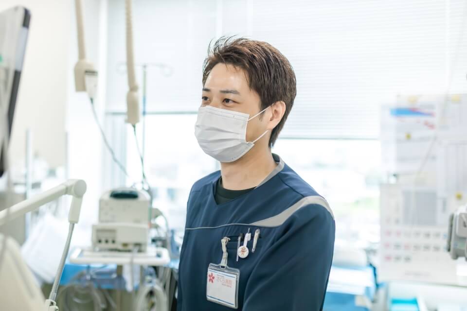 働く様子の写真